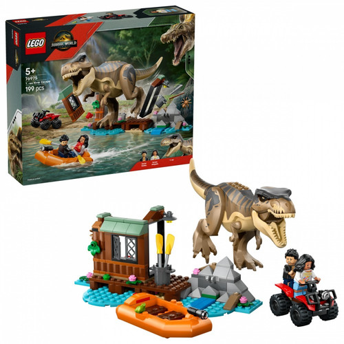 LEGO Jurassic World T. rex River Escape 5+