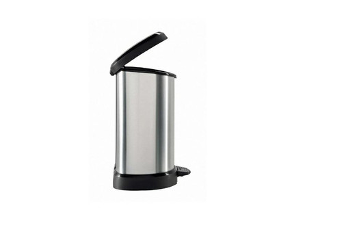 Curver Waste Bin 15l, metallic