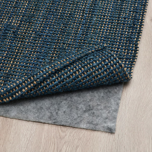 LANDBANA Rug, flatwoven, dark blue, 160x230 cm