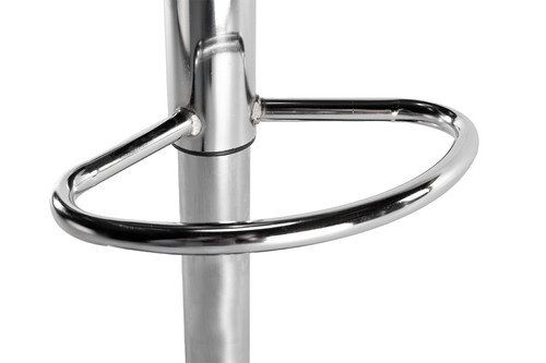 Bar Stool, faux leather, black/chrome