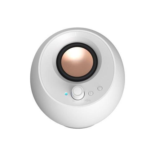 Creative Pebble Pro 2.0 Desktop Speakers, White