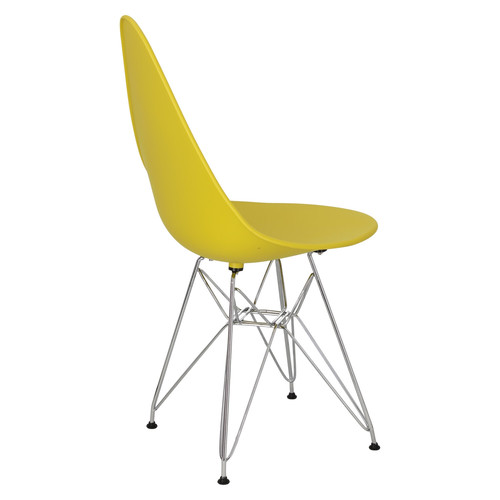 Dining Chair Rush DSR, yellow