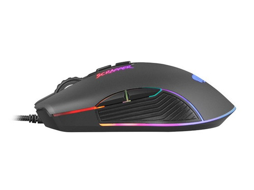 Natec Fury Scrapper 6400 DPI RGB Gaming Wired Mouse