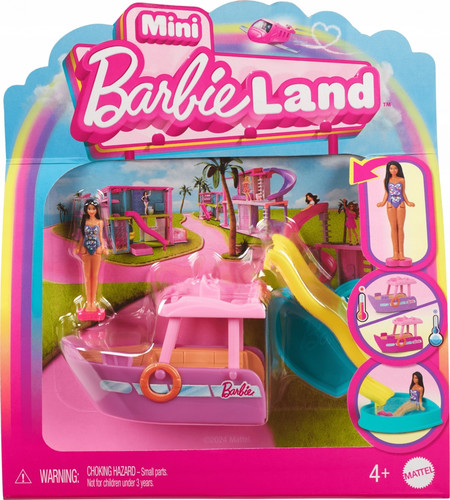 Barbie Mini Barbieland Doll & Vehicle Set HYF41 3+