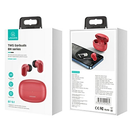 USAMS Headphones Earphones Bluetooth 5.1 TWS BH Series