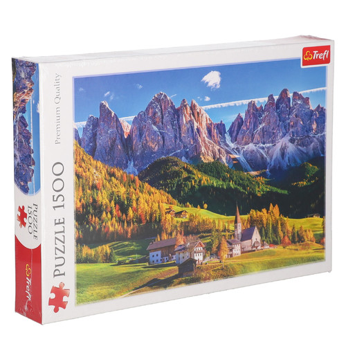 Trefl Jigsaw Puzzle Val di Funes Valley, Italy 1500pcs 12+