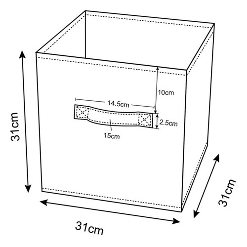 GoodHome Storage Box Mixxit L, black