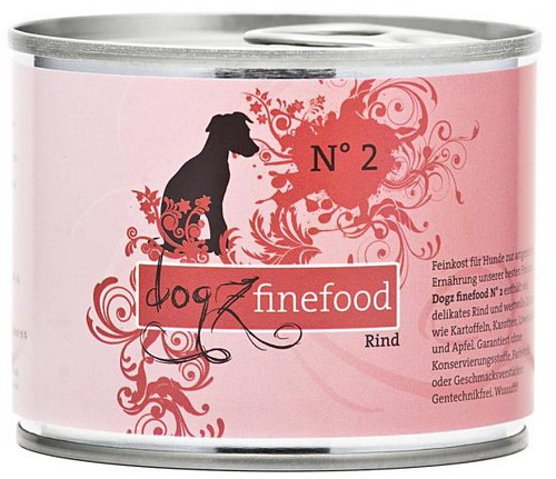 Dogz Finefood N.02 Beef Wet Dog Food 200g