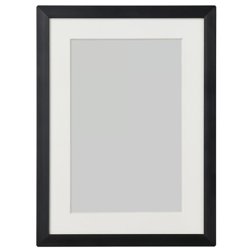 LOMVIKEN Frame, black, 13x18 cm