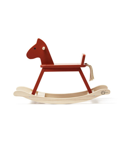 Kid's Concept Rocking horse orange red CARL LARSSON 18m+