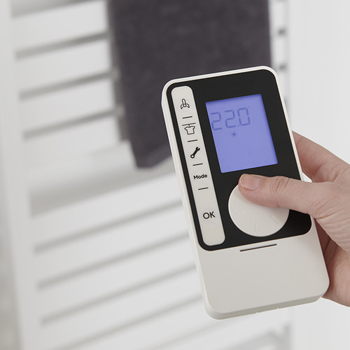 GoodHome Electric Heater Towel Warmer Loreto 500 W, white