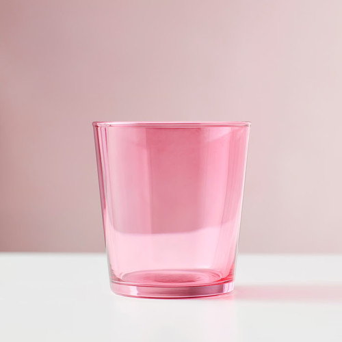 PAPPERSBJÖRK Glass, mixed colours, 30 cl