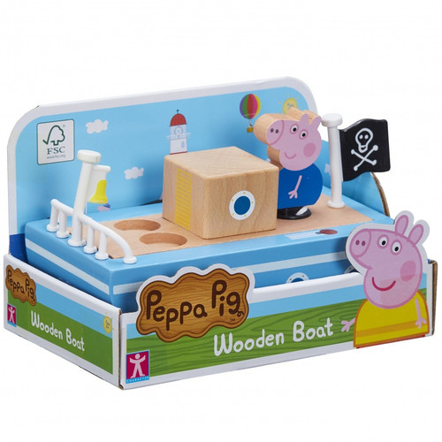 Tm Toys Peppa Pig Wooden Boat 24m+