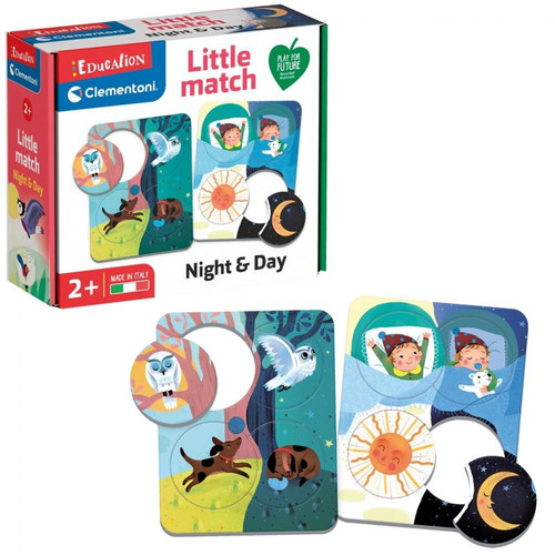 Clementoni Education Little Match Puzzle Game Day & Night 2+