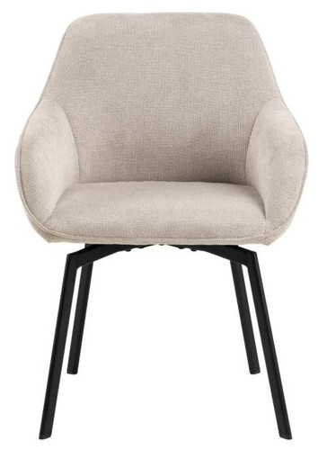 Swivel Dining Chair Clara, beige