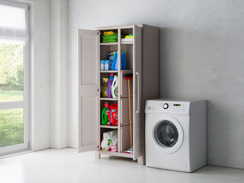 Outdoor/Workshop High Cabinet Multispace, beige