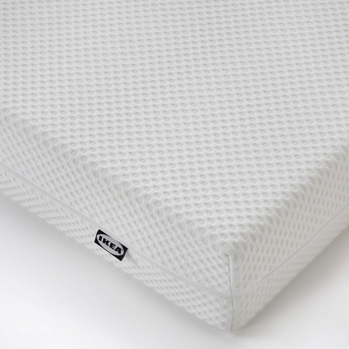 ÅBYGDA Foam mattress, firm/white, 80x200 cm