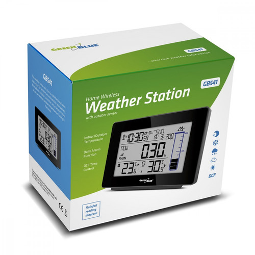GreenBlue Home Wireless Weather Station GB541 DCF