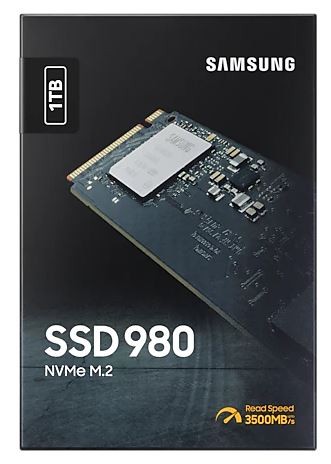 Samsung SSD 1TB 980 Gen3.0x4 NVMe M.2 MZ-V8V1T0BW
