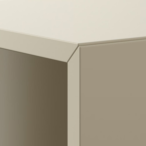 EKET Wall-mounted shelving unit, beige, 35x25x35 cm