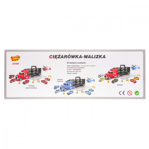 Truck Case with Vehicles & Accessories 3+