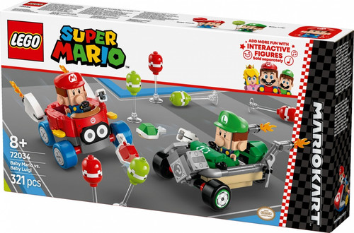 LEGO Super Mario Mario Kart - Baby Mario vs. Baby Luigi 8+