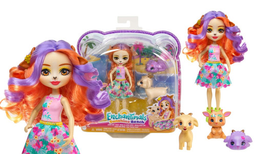 Enchantimals Deluxe Sunshine Beach Golita Goat Doll HXC00 4+