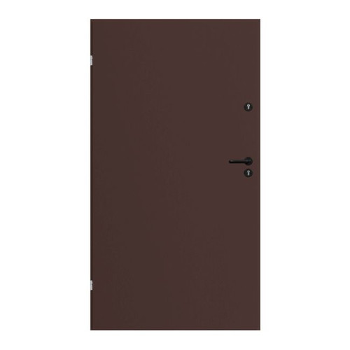 Universal Door Uran 100 with 2 locks, left, brown