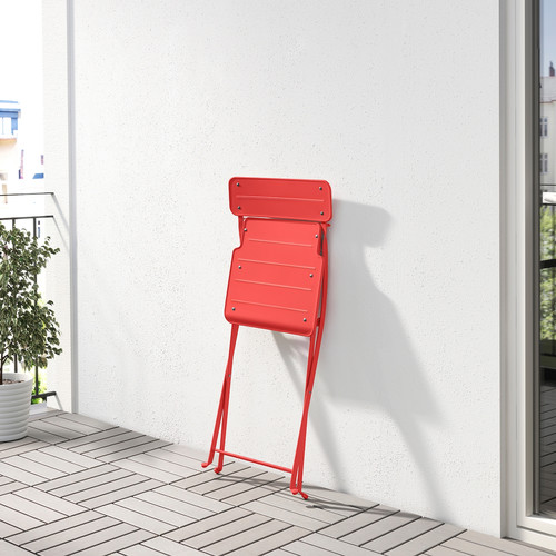 SUNDSÖ Chair, outdoor, orange