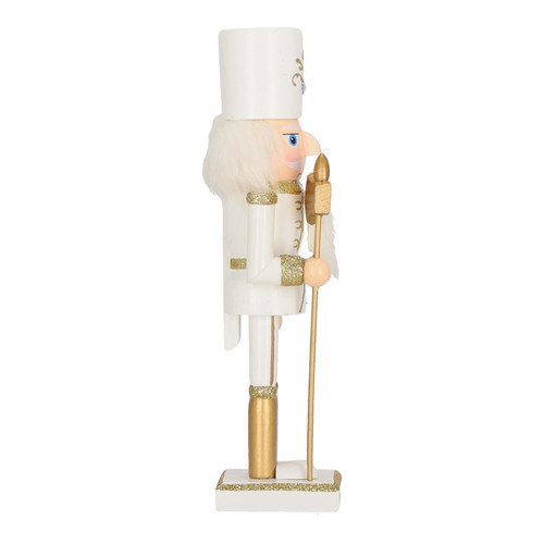 Nutcracker Christmas Decoration William 1 25cm, white