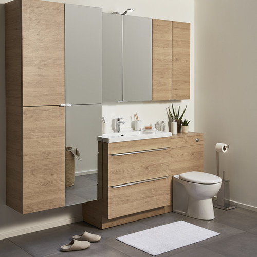 Vanity Basin Cabinet GoodHome Imandra 80cm, wood
