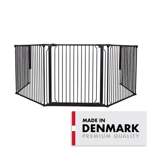 Baby Dan Carl Wide XXX outdoor safety gate, black