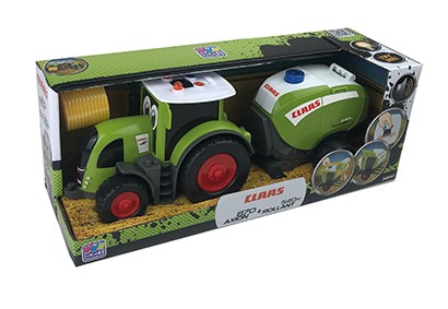 Happy People Claas Tractor with Rollant 12m+