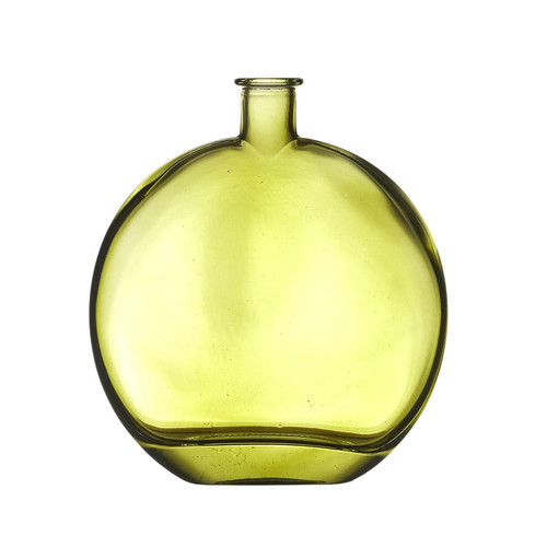 Vase Lerco, glass, green