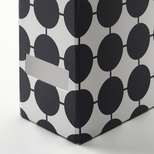 TJENA Magazine file, white black/dotted