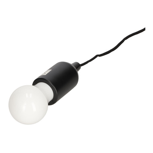 Pendant LED Lamp, battery-operated, black