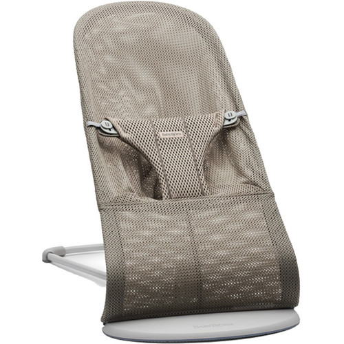 BABYBJÖRN - Bouncer Bliss MESH - Grey Beige