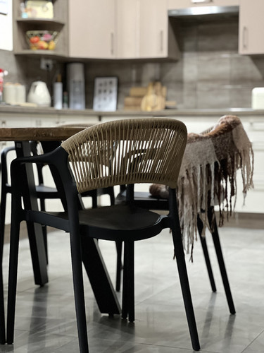 Chair Osma, outdoor, black