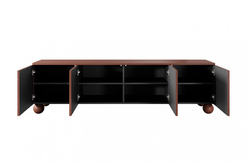 TV Cabinet Sonatia II 200 cm, burgundy
