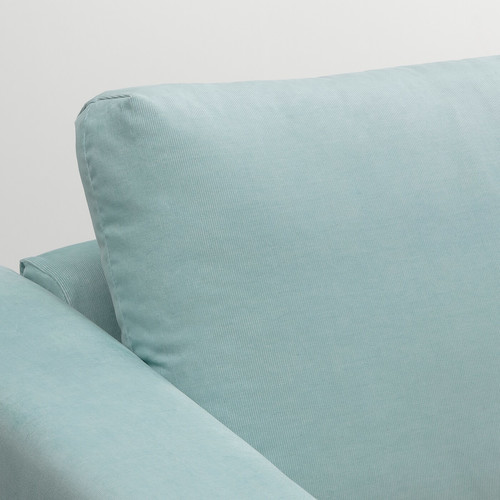 VIMLE Crnr sofa-bed, 5-seat w chaise lng, Saxemara light blue