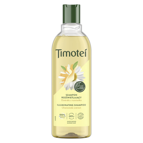 TIMOTEI Illuminating Shampoo for Blonde Hair 95% Natural 400 ml