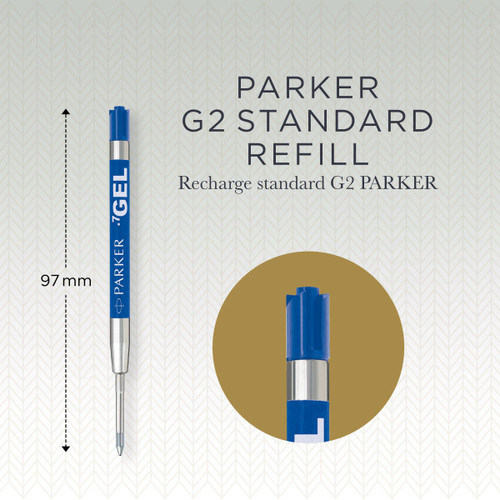 Parker Gel Pen Refill Blue 2pcs