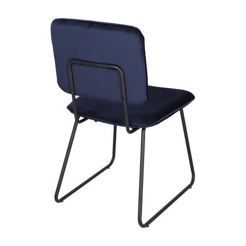 Upholstered Chair Adele VIC, dark blue