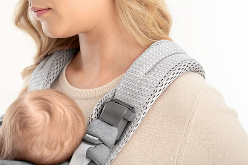 BABYBJORN - Baby Carrier Harmony 3D Mesh, Silver 0-36m
