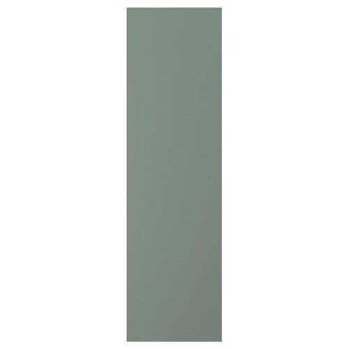 NICKEBO Door, matt grey-green, 40x140 cm