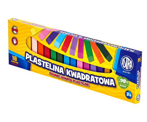 Astra Plasticine Square 18 Colours