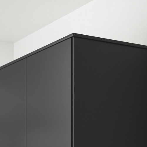 FÖRBÄTTRA Deco strip, matt anthracite, 221x1 cm