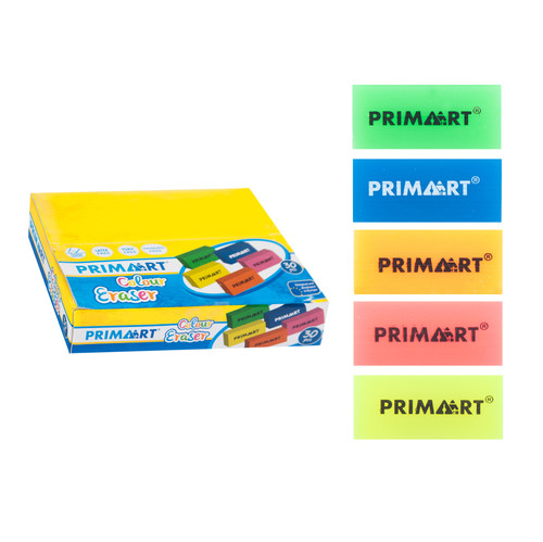 Prima Art  Eraser Colours 30pcs