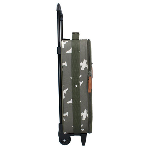 Kidzroom Trolley Suitcase Current Legend Aeroplane, khaki