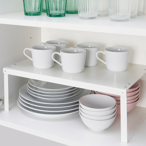 VARIERA Shelf insert, white, 46x29x16 cm